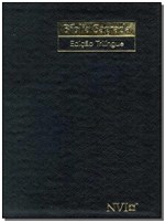 Ficha técnica e caractérísticas do produto Biblia Trilingue Pequena - Capa Luxo Preta- - Geografica