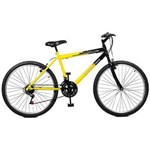Ficha técnica e caractérísticas do produto Bicicleta 24 Masculina 21 Marchas Ciclone Plus Master Bike Amarelo e Preto - Amarelo e Preto