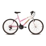 Ficha técnica e caractérísticas do produto Bicicleta 26" Live Branca/Rosa 18V Verden 10129