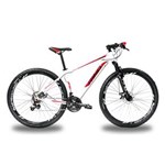Ficha técnica e caractérísticas do produto Bicicleta 29 Rino Atacama Disco - 24v - Câmbios Shimano BRANCA 15 - Branco
