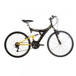 Ficha técnica e caractérísticas do produto Bicicleta Adulto Aro 26 Brake Track Bikes Preto/Amarelo - Track Bikes