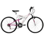 Ficha técnica e caractérísticas do produto Bicicleta Adulto Aro 26 Feminina Freios V Brake Track Bikes - Magenta e Branco - Selecione=Magenta/Branco