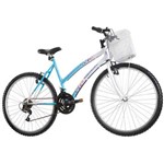 Ficha técnica e caractérísticas do produto Bicicleta Adulto Aro 26 Feminina Freios V Brake Track Bikes