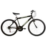 Ficha técnica e caractérísticas do produto Bicicleta Adulto Aro 26 Mountainer Aluminio Mtb Rigida 18 Marchas Preto Track