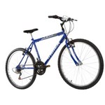 Ficha técnica e caractérísticas do produto Bicicleta Adulto Aro 26 Viper Masculina 18 Marchas Mtb Azul Track