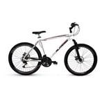 Ficha técnica e caractérísticas do produto Bicicleta Alfameq Ecensse Disco 21 Velocidades Aro 26 Quadro 19 Branca - BRANCO