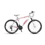 Ficha técnica e caractérísticas do produto Bicicleta Alfameq Stroll Aro 26 Freio Vbrake 21 Marchas Quadro 19 Branca E Vermelha