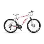 Ficha técnica e caractérísticas do produto Bicicleta Alfameq Stroll Aro 26 Freio Disco 21 Marchas Quadro 17 Branca E Vermelha