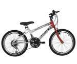 Ficha técnica e caractérísticas do produto Bicicleta Aro 20 Athor 18 Marchas Evolution Vermelha