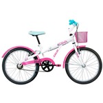 Ficha técnica e caractérísticas do produto Bicicleta ARO 20 - Barbie - Branca - Caloi
