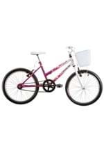 Ficha técnica e caractérísticas do produto Bicicleta Aro 20 Cindy com Cesta Sem Marcha Magenta e Branco Track & Bikes