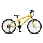 Ficha técnica e caractérísticas do produto Bicicleta Aro 20 Move 7V Amarelo Kyklos