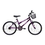 Ficha técnica e caractérísticas do produto Bicicleta Aro 20 Mtb Feminino Star Girl - 310154 - Roxo