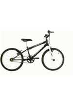 Ficha técnica e caractérísticas do produto Bicicleta Aro 20 S e Marcha Preto e Branco Track Bikes