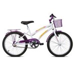 Ficha técnica e caractérísticas do produto Bicicleta Aro 20 Verden Breeze - Branco e Violeta