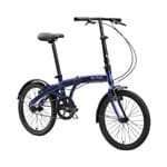 Ficha técnica e caractérísticas do produto Bicicleta Aro 20” Dobrável Durban Eco Azul