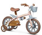 Ficha técnica e caractérísticas do produto Bicicleta Aro 12 Antonella Baby Rosa Nathor