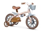 Ficha técnica e caractérísticas do produto Bicicleta Aro 12 Antonella Baby Rosa - Nathor