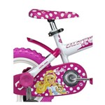 Bicicleta Aro 12 Barbie Rosa/branco- Caloi