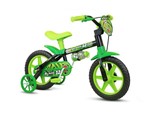 Ficha técnica e caractérísticas do produto Bicicleta Aro 12 Black 12 - Verde - Nathor