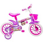 Ficha técnica e caractérísticas do produto Bicicleta Aro 12 Feminina Violet - Nathor
