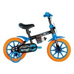 Ficha técnica e caractérísticas do produto Bicicleta Aro 12 Hotwheels Preta - Caloi