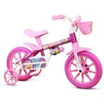 Ficha técnica e caractérísticas do produto Bicicleta Aro 12 Infantil Feminina Flower