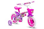 Ficha técnica e caractérísticas do produto Bicicleta Aro 12 Infantil Menina Violet 3 - Nathor