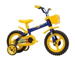 Ficha técnica e caractérísticas do produto Bicicleta Aro 12 Infantil Track Bikes Arco-Iris Azul
