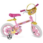 Bicicleta Aro 16 Princesas Disney Rosa Bandeirante