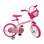 Ficha técnica e caractérísticas do produto Bicicleta Aro 14 - Rosa - Sweet Game - Bandeirante