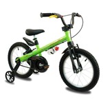 Ficha técnica e caractérísticas do produto Bicicleta Aro 16 Apollo Infantil - Verde - Nathor