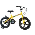 Ficha técnica e caractérísticas do produto Bicicleta ARO 16 Dino Amarela - Track Bikes