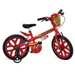 Ficha técnica e caractérísticas do produto Bicicleta Aro 16 Homem de Ferro Vingadores Brinquedos Bandeirante Vermelha