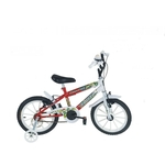 Ficha técnica e caractérísticas do produto Bicicleta Aro 16 Infantil Masculina Vermelha C/Inmetro