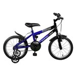 Ficha técnica e caractérísticas do produto Bicicleta Aro 16 Masculina Free Boy Azul com Preto Master Bike