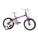 Ficha técnica e caractérísticas do produto Bicicleta Aro 16" Monny com Cesta Lilas-Metalico Track & Bikes - Tamanho Único