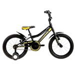 Ficha técnica e caractérísticas do produto Bicicleta ARO 16 - MTB Volt 1.6 - Preta e Amarela - Tito Bikes