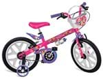 Ficha técnica e caractérísticas do produto Bicicleta Aro 16" Princesas Disney Bandeirante Rosa