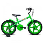 Ficha técnica e caractérísticas do produto Bicicleta Aro 16 Rock Verde - Verden