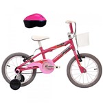 Ficha técnica e caractérísticas do produto Bicicleta Aro 16 - Traxx Girl com Capacete - Track Bikes - Track Bikes