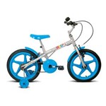 Ficha técnica e caractérísticas do produto Bicicleta Aro 16 Verden Rock - Prata/Azul