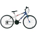 Ficha técnica e caractérísticas do produto Bicicleta Aro 24 - Axess 18-V - Azul e Prata - Track Bikes - Track Bikes