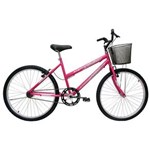 Ficha técnica e caractérísticas do produto Bicicleta Aro 24 Feminina Bella com Cesta - 310938