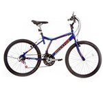 Ficha técnica e caractérísticas do produto Bicicleta Aro 24 Houston Atlantis Land com 21 Marchas - Azul
