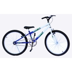 Ficha técnica e caractérísticas do produto Bicicleta aro 24 onix masc sem marcha azul