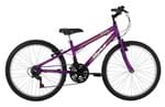 Ficha técnica e caractérísticas do produto Bicicleta Aro 24 Status Belíssima (Violeta)