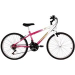 Ficha técnica e caractérísticas do produto Bicicleta Aro 24 Verden Bikes Live com 18 Marchas – Branca/Rosa