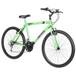 Bicicleta Aro 26 18 Marchas Aço Carbono Verde Kw Ultra Bikes