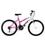 Ficha técnica e caractérísticas do produto Bicicleta Aro 26 18 Marchas Bicolor Rosa e Branca Pro Tork Ultra - Ultra Bikes